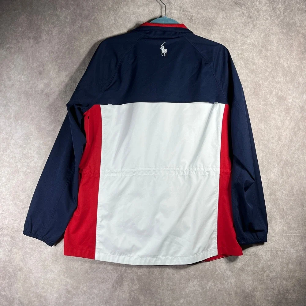 Polo Golf Ralph Lauren Ryder Cup 2020‎ Jacket Mens L Blue Red Whistling Strait